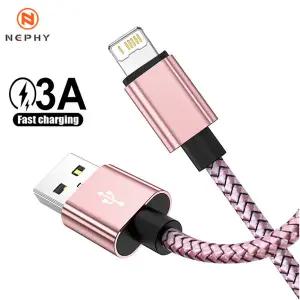 20CM 1M 2M 3M USB A to 라이트닝 데이터 충전 케이블 아이폰 6 6S 7 8 플러스 X XR XS 맥스 11 12 13 14