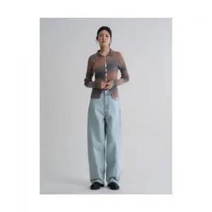 에잇세컨즈 반밴딩 벌룬핏 경량데님 스카이 블루 419347