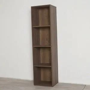 엔틱 선반장 다용도 진열 조립형 4단 선반장 거실 수납장 개방형 책장형 박스 공간