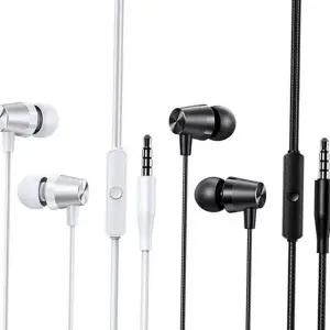 3.5mm 이어폰 인이어 마이크 고음질 유선 이어폰 선명 헤드셋 통화용 이어셋 음성 단자 프리 통화 핸즈