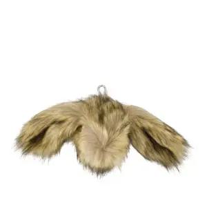 헤어 퍼 텍스처 이레귤러 코인 지갑 COINPURSE10815 BROWN