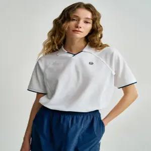 크롭 스트링 피케 반팔 폴로 (화이트) [TWPQ12053-WHS]