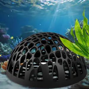 수족관  새우 돔 은신처 2개 베타 숨는 장소 어항용 휴식 및 번식 쉼터 구피 소형 어류용 어항 장식품