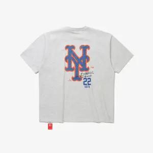 [뉴에라](광주신세계)MLB 뉴욕 메츠 플레이어 시그니처 티셔츠 헤더 그레이 15147524