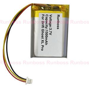 드리프트 고스트 XL 프로 스포츠 액션 카메라 헬멧 오토바이 자전거 비디오 캠용 3.7V 1500mAh 배터리