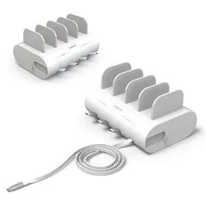 PCU004 릴형 충전기 4포트 카페 매장용 공용 멀티충전기