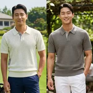 마스터베어 쿨니트 반팔카라셔츠 남자 여름 골프티