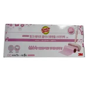 3M 돌돌이 스카치브라이트 대형 클린컷 롱핸들 1개+리필 5입