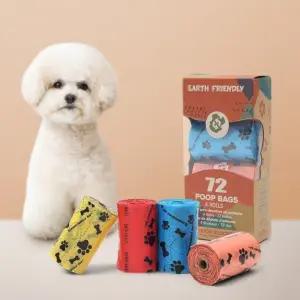 율이펫 강아지 배변봉투 72매입/봉투/배변/리필/똥츄/애견/똥봉투/대변/봉지/이중/비닐/변케이스/풉백/위생
