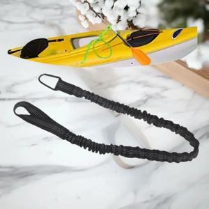 단일 유닛 반사형 탄성 로프, 고정 슬러리 낚시 버클, 서핑보드  카약 패들용, 낙하 방지 트랙션 액세서리