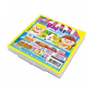 종이나라 QK51UJ43 6000 무늬색종이 케이스 20색 100매 / 15x15