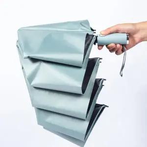 3단 우산 원터치 고밀도 자외선 자동 우산 차단 가벼운 야외용 우양산 휴대용