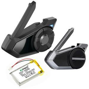 KIPNO 교체용 1500mAh 무선 헤드셋 배터리 YT102540P 세나 30K SP46 50S 블루투스 헬멧 헤드폰