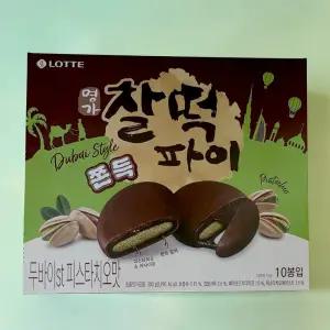 롯데 두쫀쿠 두바이ST 피스타치오맛 찰떡파이 300g 1개