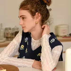 [스타필드 고양] 플라워자카드패턴베스트/조끼