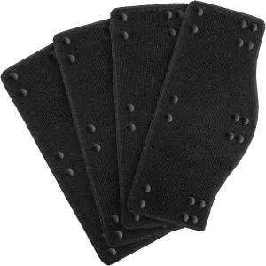 UNCO- 하드햇 스웨트밴드 4개 블랙 라이너 액세서리 모자용 세탁 가능한 재사용 하드햇용