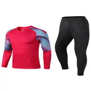 풋살 골키퍼유니폼 축구 보호대 세트 유소년 키퍼복 저지 언더웨어 바지