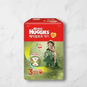 하기스 매직컴포트 팬티형 여아용 3단계 64매 2팩