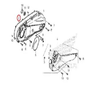PCX125(21~25년) 클러치커버가스켓 11395-K1N-V01