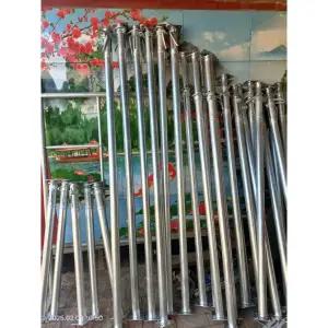 잭서포트 파이프 동바리 기둥 고정 강철 지주대 막대 안전 잭써포트 가능 은색