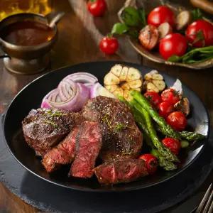 [깜짝특가]프레시지 블랙라벨 스테이크 냉장 밀키트 2인분 528g 1개