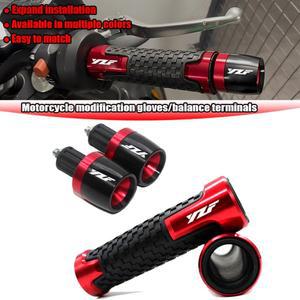 YZF 바이크 오토바이 7/8인치(22mm) 범용 핸들바 그립 야마하 호환 R1 R3 R6 R25 2017-식 호환