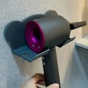 ( )드라이기 거치대 그레이 욕실 홀더 펜션 걸이대 보관