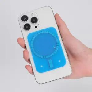 1-5Pcs Magsafe 15 14 13 Pro Max 초박형 자석 스티커 용 범용 자기 무선 충전기 금속 링 플레이트