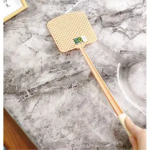 플라스틱 수납 플라워 부드러운 파리채 걸이형 모기채