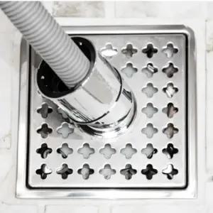 국산 스텐 세탁기 배수구 덮개 대형 200 물빠짐 일체형 부식방지 스테인리스 세탁실 욕실 다용도실 유가 유