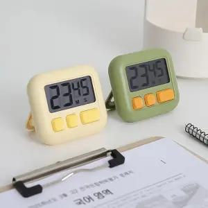 히키스 디지털 타이머 VITA 뽀모도로 집중 무소음 필통속 수험생 쿠킹