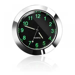 차량용 야광 미니 시계 실버형광