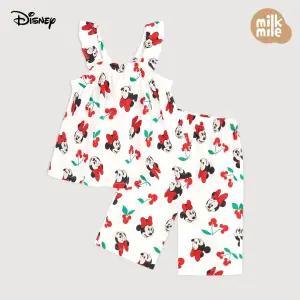 [밀크마일] [디즈니]베이비 미니마우스 레드체리상하복