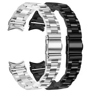 갤럭시워치7 6 클래식 47mm 44mm 43mm 40mm 버튼 프리 여성용 이지턴 슬림 메탈 체인 시계줄 밴드 스트랩 길이 조절