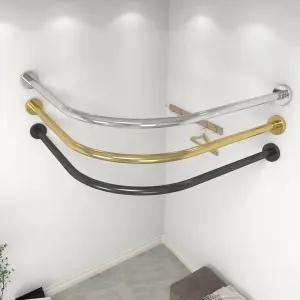 c자형 커튼봉 옷가게 코너 간이 탈의실 커텐 랙 매장 세트 자형 곡선 욕실 커튼레일 행거