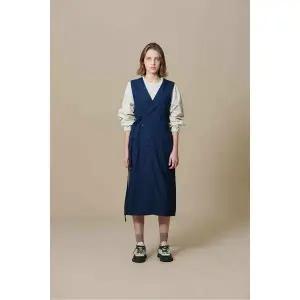 [비비씨어스](광주신세계)[BBCEARTH]여성 데님 랩 원피스(BE31OP01W)