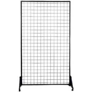 네트망파티션 가벽 철제 이동식 타원형 120cm 진열대 그물망 80cm 미술 120x80