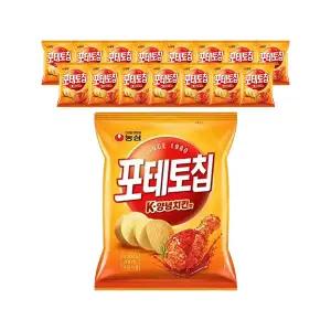 농심 포테토칩 K-양념치킨맛 50g, 16개