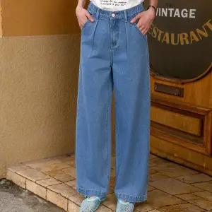 [THE COLOR WAY](의정부점)[CORE]투핀턱데님팬츠 (CCDP251223)