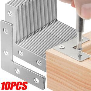 고정브라켓 L자형 코너 브래킷 직각 브레이스 목재 프레임 연결 고정 가구 수리용 금속 테이블 캐비닛용