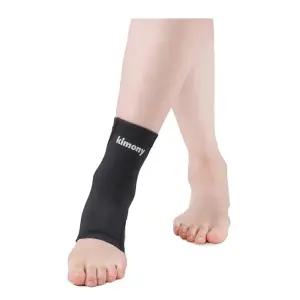 키모니 우수한 탄력성 발목슬리브 블랙 압박밴드 아킬레스건보호대 부상방지 등산용품 고정
