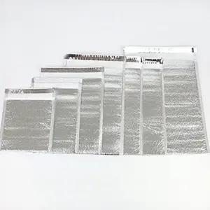 접착식 보냉 봉투 일회용 10호 보온 사각 배달용 보냉백 은박팩 택배 냉온