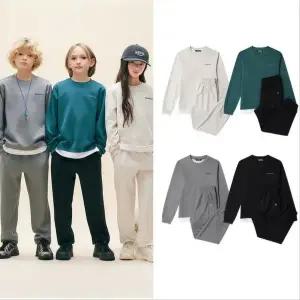 [블랙야크키즈](센텀시티점)폴리니트소재로 가볍고 신축성이 우수하며 활동성이 좋은[저지맨투맨세트][...