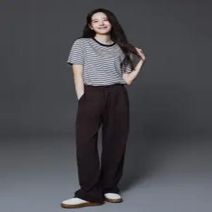 1+1 PHG2PT2329 여성) 쿨테리 원턱 와이드 스웨트 팬츠 PHG2PT2329A