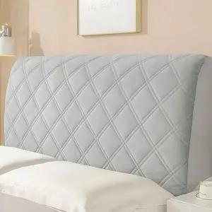 침대 헤드 보드 커버 머리맡 확장형 라지킹 침대 헤드 커버 더블 스크래치방지 늘어나는 간절기 패브릭
