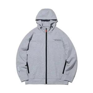 [인터크루] 남성 지퍼배색테크후드집업 ITW2DH45AWG (화이트그레이)