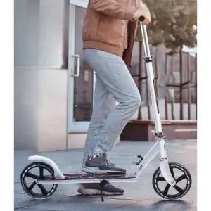 두발 킥보드 성인 접이식 수동 출퇴근용 퀵보드 발브레이크 블랙