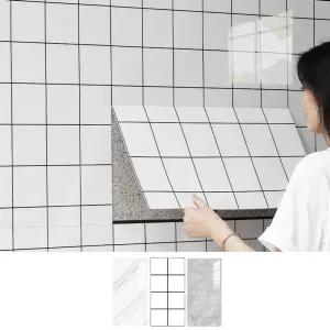 벽 데코 접착식 타일시트지 10p 주방벽 접착 30X60cm 30X60cm 10개입 붙이는 타일 주방벽