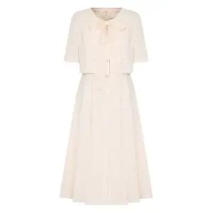 [LINE](대전신세계)[라인] [BYLYNN]리본타이 자켓 레이어드 원피스 NWOPPE3400