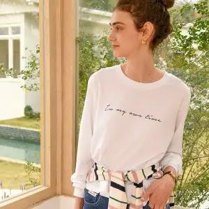 [THE COLOR WAY](의정부점)[드레이프]레터링긴팔티셔츠 (YZTS2512420)